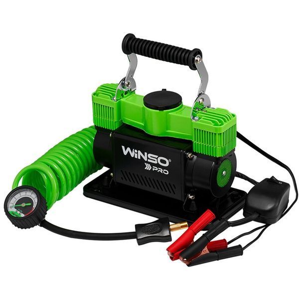 Компрессор автомобильный двухцилиндновый Winso Pro Extreme 137000, 90 л/хв, 10 Атм, 12В фото