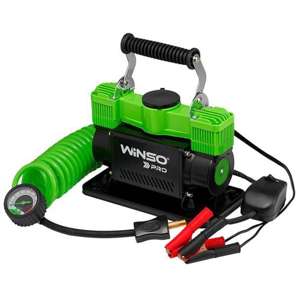 Компресор автомобільний двоциліндровий Winso Pro Extreme 137000, 90 л/хв, 10 Атм, 12В фото