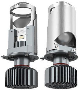 Бі лед лінзи H4 MT Light T40 70W 16000Lm 6000K 9&ndash;28V CANBUS (міні модуль) фото