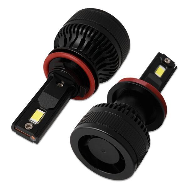 Авто LED лампы H11 (H8 H16) Solar 12/24V 100W 9000Lm 6500K CSP3570 (2 шт) фото