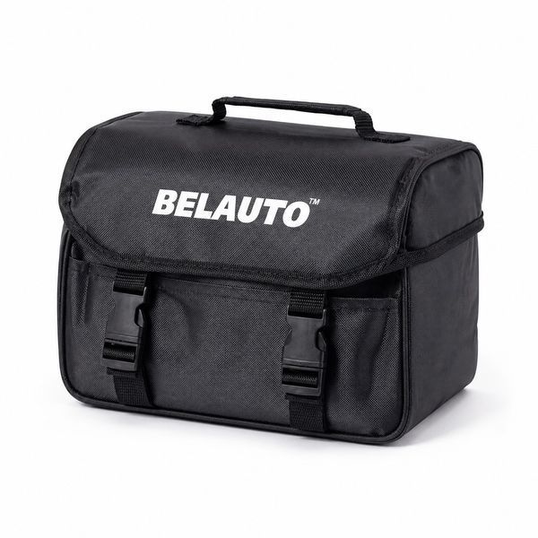 Компресор автомобільний Belauto БУРАН (BK46) двоциліндровий із зажимами АКБ фото