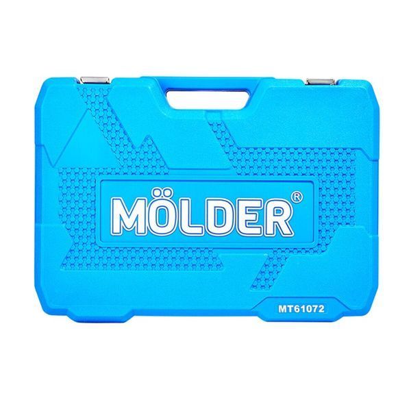 Профессиональный набор инструментов в кейсе M&Ouml;LDER 1/2", 1/4" 72 T, CR-V, 72ед. MT61072 фото