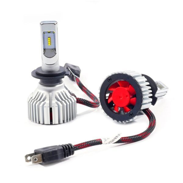 Автолампы светодиодные H7 Winso, 60W, 12/24V, 8000Lm, 6500K, ZES Chip (2 шт) фото