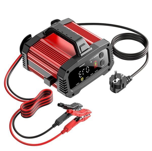 Зарядне для акумулятора Foxsur FPT-250 12&ndash;24V (25A/15A) з режимом BOOST фото