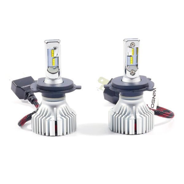 Автолампы светодиодные Winso H4, 60W, 12/24V, 8000Lm, 6500K, ZES Chip (2 шт) фото