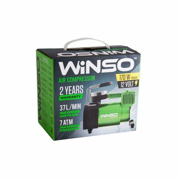 Компресор автомобільний Winso 122000, 12V, 37 л/хв, 7 Атм фото