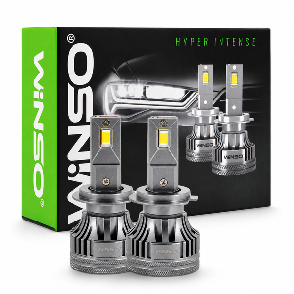 LED лампы H7 90Вт 7000Лм Winso 12/24V CSP3970 6500K, комплект 2 шт фото