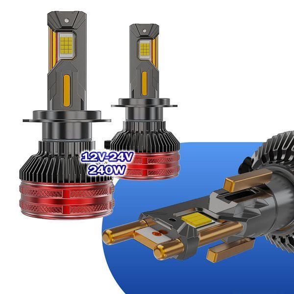 LED лампа H7 AutoLight V96 PRO 240W 6000K 42000Lm 12&ndash;24V CANBUS фото