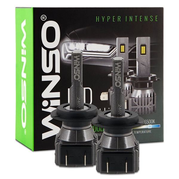 LED лампы H7Winso Hyper Intense 12/24V 30Вт 3000Лм 6500K CSP3570 (2 шт., пассивное охлаждение) фото
