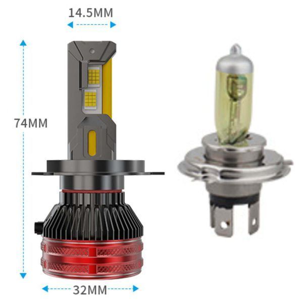 LED лампа H4 V96 PRO 240W 6000K 12-24V AutoLight фото