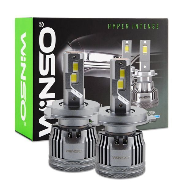 LED лампы H4 Winso Hyper Intense 90W 7000Lm 6500K 12-24V CSP3970 (2 шт) фото