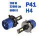 LED лампи H4 для авто P41 (9&ndash;80V, 200W, 32000Lm) фото 3