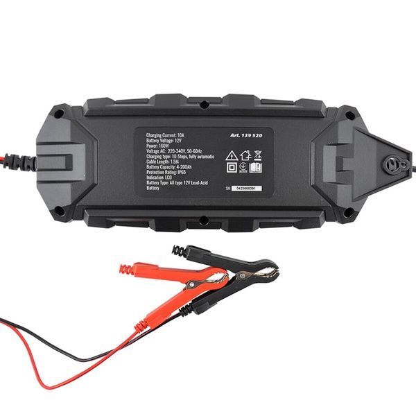 Зарядний пристрій Winso Pro 12V, 10A LCD фото