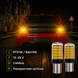 Лампочки поворотников AutoLight 144LED YEL 30W | цоколь PY21W(BAU15S) 12-24V фото 6