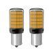Лампочки поворотников AutoLight 144LED YEL 30W | цоколь PY21W(BAU15S) 12-24V фото 7