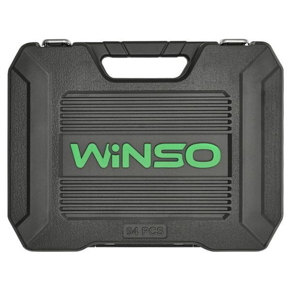 Професійний набір інструментів 94 предмети у кейсі Winso Pro, 1/2", 1/4", 72 зубці, CR-V фото