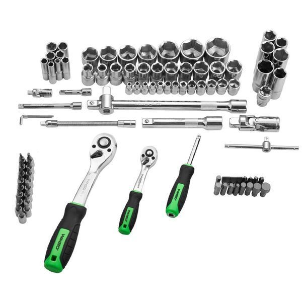 Професійний набір інструментів 94 предмети у кейсі Winso Pro, 1/2", 1/4", 72 зубці, CR-V фото