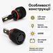 LED лампи H11/H8/H16 Solar 8711S2 CSP3570 12/24V 130Вт 11000Лм 6500K, 2 шт фото 11