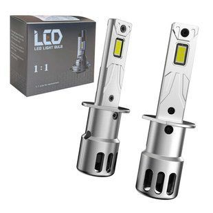 LED лампа H1 R2 80w 10000Lm 6100K | Автомобільні лампи H1 led фото